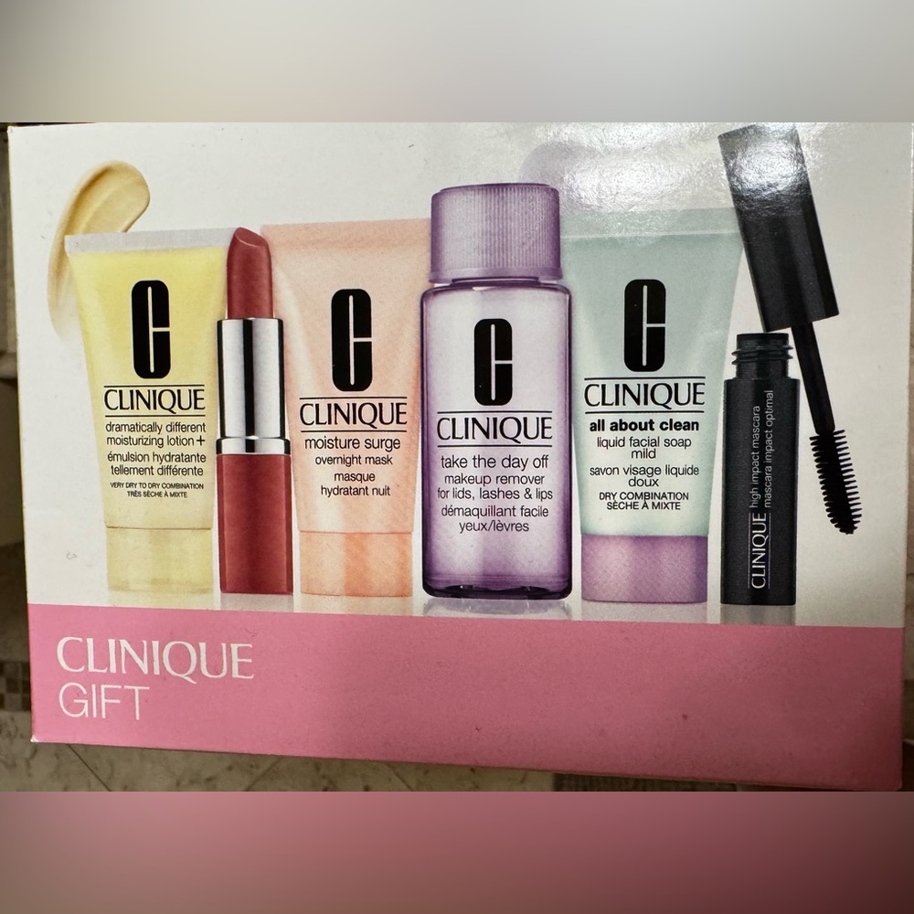 NEW in BOX Clinique Skincare + Makeup Set